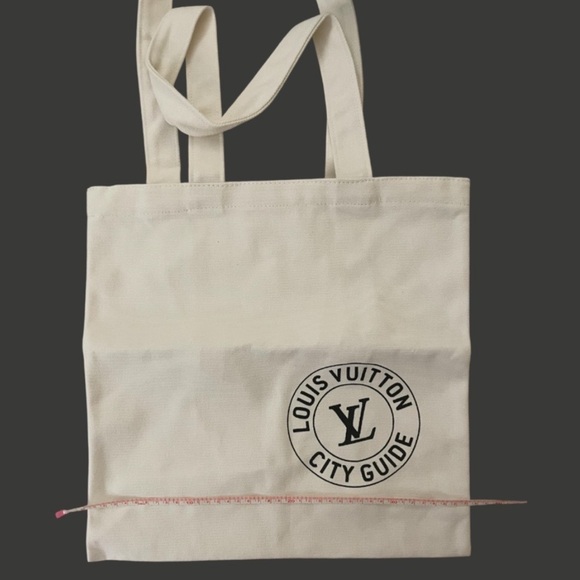 NEW Louis Vuitton City Guide promotional eco canvas tote bag 